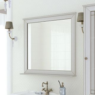 Зеркало Акватон Беатриче 85см слоновая кость 1A191802BEM60